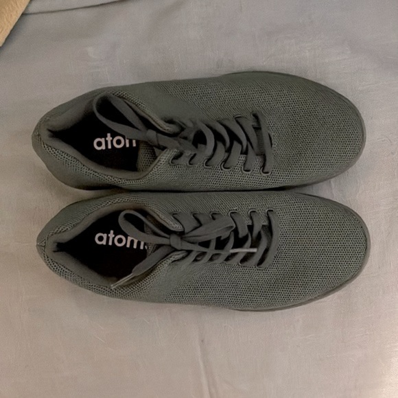 Atoms running shoes model 000 green athletic sneakers - Picture 5 of 15